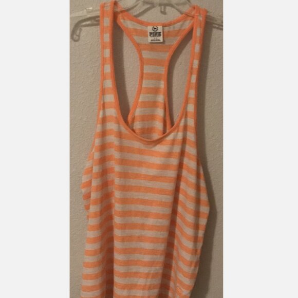 Pink by Victoria's Secret Striped Racerback Tank Top - Picture 4 of 10